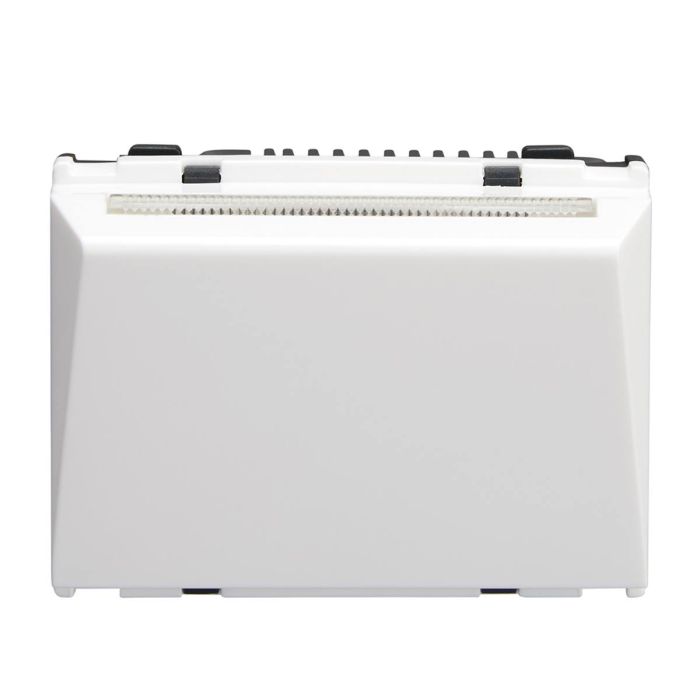 Lauritz Knudsen englaze Electronic Key Tag Switch, 20A | 3 Module | Hospitality Range (Snow White)