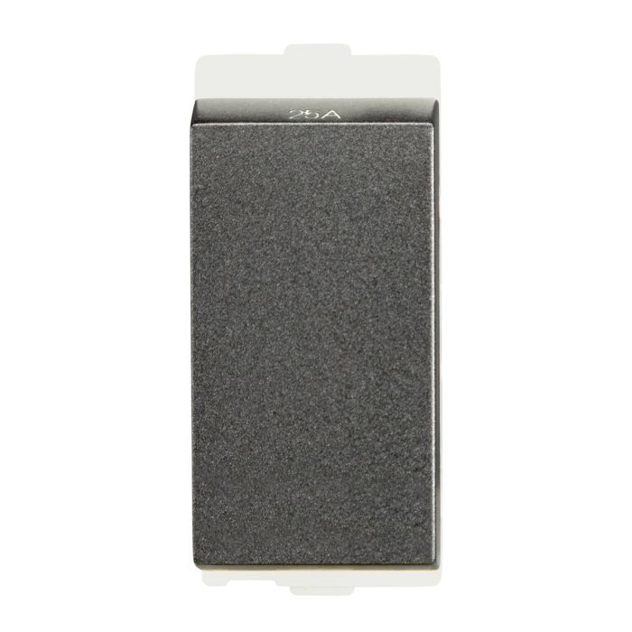 Lauritz Knudsen Encurve Switch 25A 1 -Way, 1 Module Magnesium Grey
