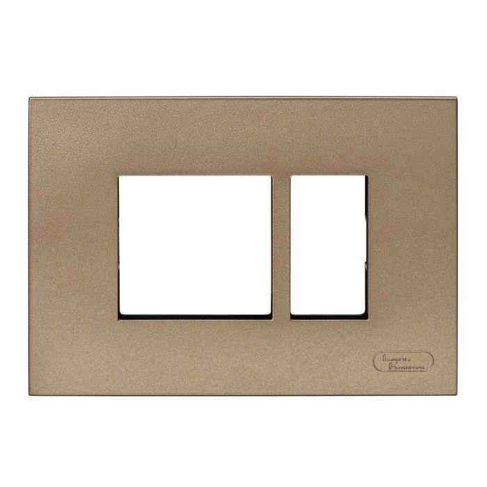 Lauritz Knudsen Encurve 3 M Plate Antique Bronze