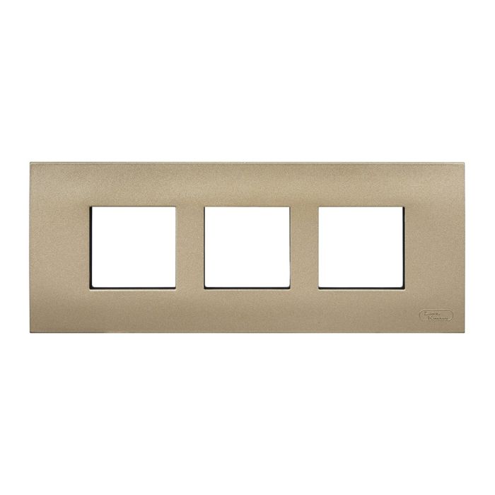 Lauritz Knudsen Encurve 6 M Plate Vintage Gold