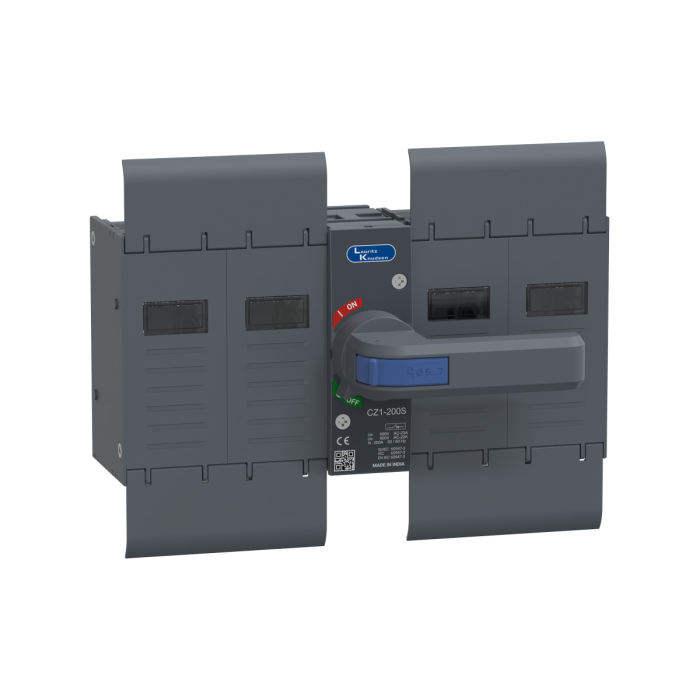 Lauritz Knudsen CZ1 Switch Disconnector 200A, 4 Pole, Open Execution Direct Handle, 50/60Hz, 690/800V AC