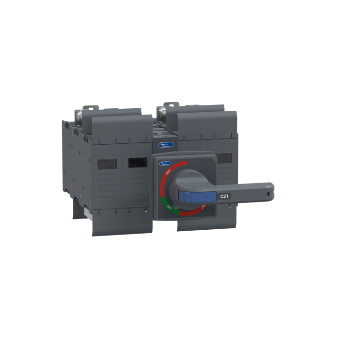 Lauritz Knudsen Bypass Switch CZ1, 125A | 4 Pole | Open Execution with extended handle | 440V AC