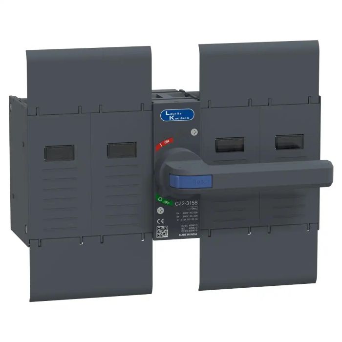 Lauritz Knudsen CZ2 Switch Disconnector 315A, 4 Pole, Open Execution Direct Handle, 50/60Hz, 690/800V AC main product photo