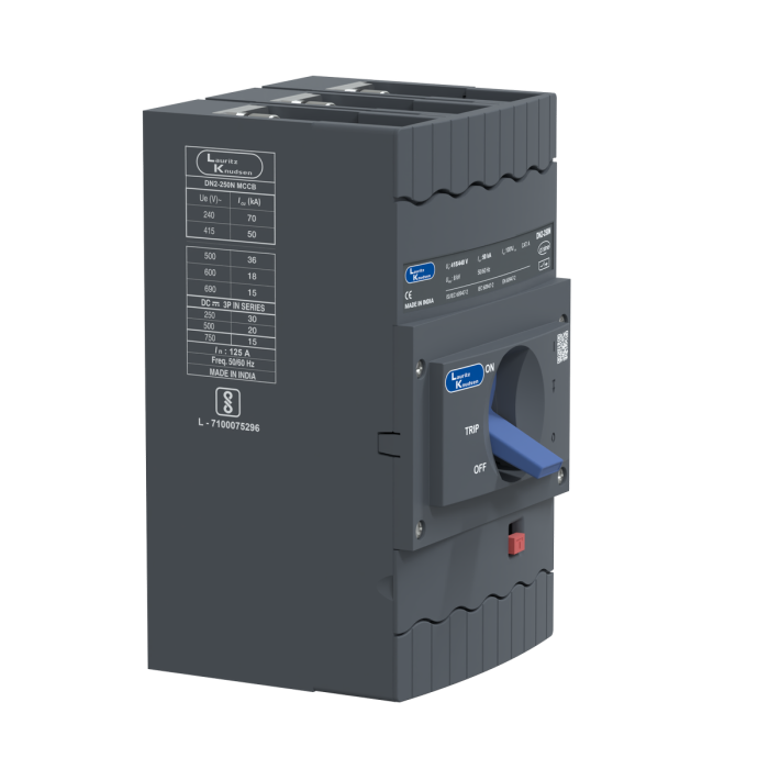 DN2N MCCB 125 3P 415V AC 50kA Thermal Magnetic 50/60 HzÂ | Lauritz