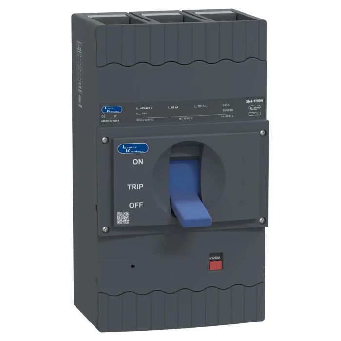 Lauritz Knudsen DN4N MCCB 1250 3P 415V AC 50kA MTX1.0 50/60 Hz main product photo