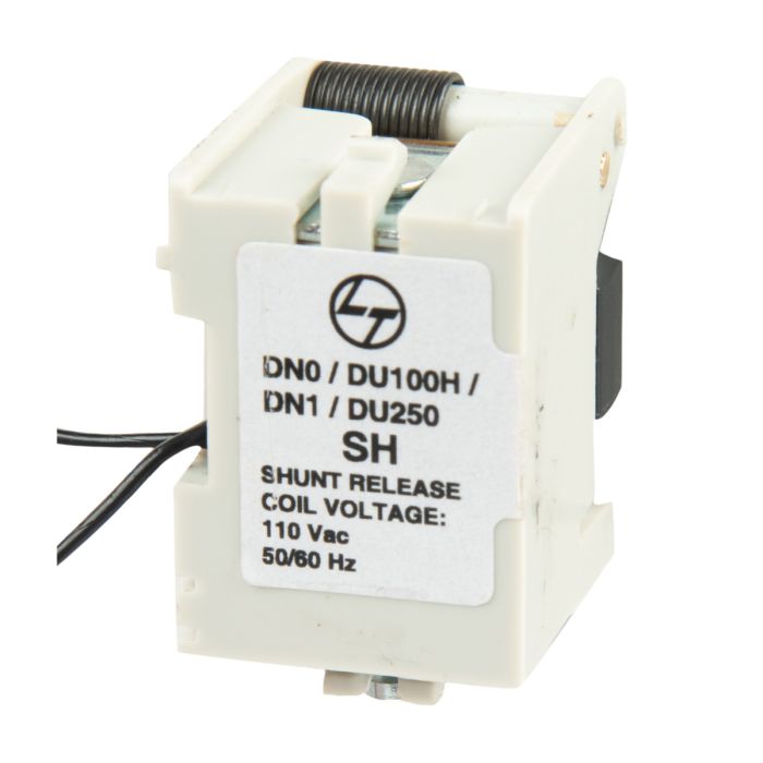 DU100D/DU125D/DU100H/DU125H/DU250/DU250C/DN0/DN1 MCCB Accessory Shunt Release 110 V AC (left) main product photo