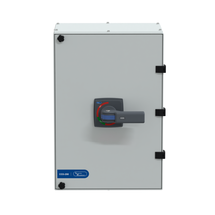C-Line Manual Changeover Switch FR3 250A 4P 415V AC SS Enclosure