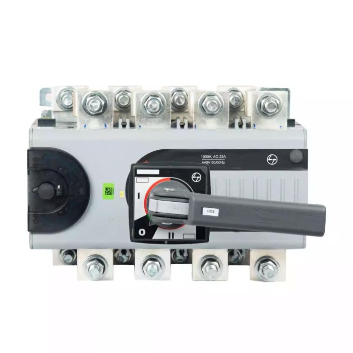 C-Line Manual Changeover Switch FR5 1000A 4P 415V AC Open Execution Extended Handle main product photo