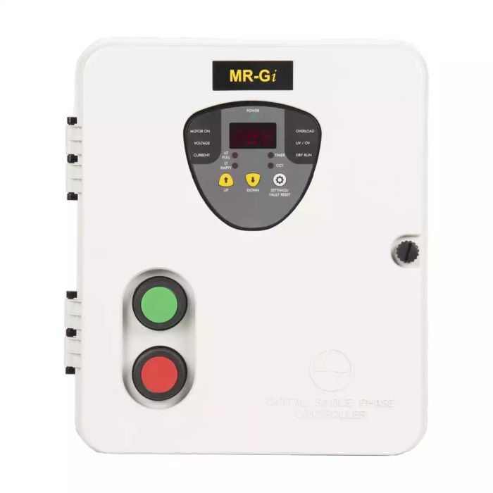LTLK Digital Single phase submersible pump controller- 1.5HP, MANUAL, START 150/200,RUN 2X36MFD main product photo
