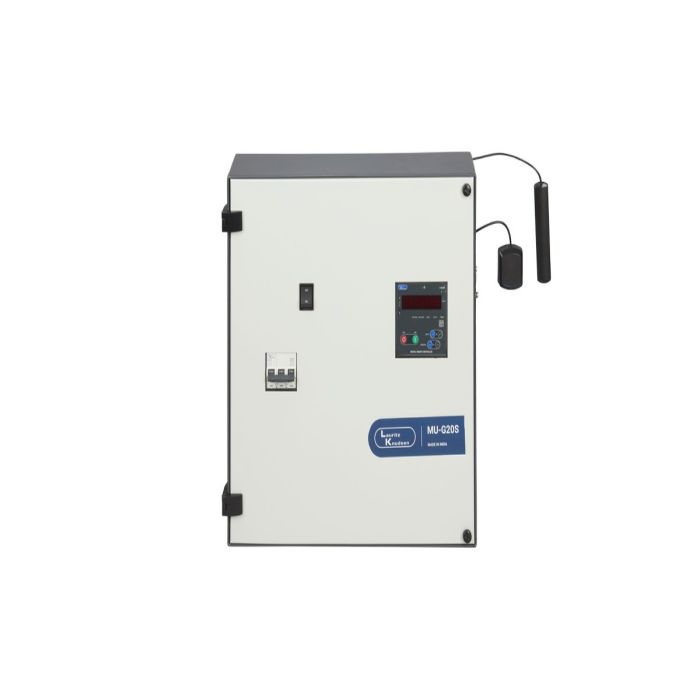 Lauritz Knudsen MU-G20S SMART Controller FASD - for Submersible Pump of 20 HP | Suitable for North Region | IVRS Language - English, Hindi, Marathi, Gujarati, Punjabi | In-built Theft protection | Relay Range 4-22A | 415V AC