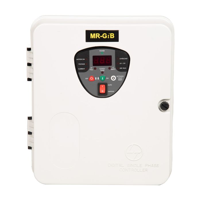 LTLK Digital Single phase submersible pump controller- 1HP AUTO, START 100/120, RUN 1X50 MFD main product photo