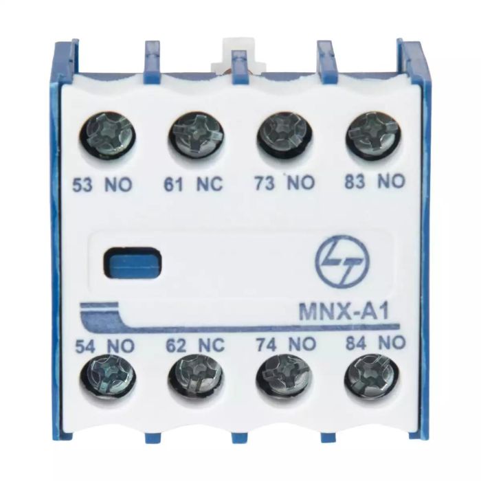 MNX 9-80/MCX 01-23 Accessory - Add on auxiliary contact block Front Mounting 3NO+1NC main product photo