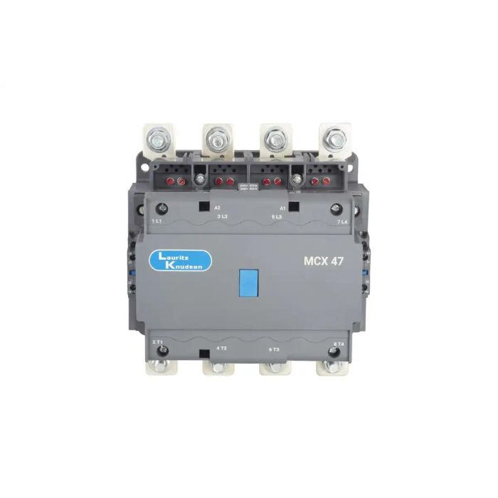 Lauritz Knudsen MCX Contactor 800A 4P 415V AC In Built 2NO+2NC AC-1 240V AC Coil 50/60 Hz