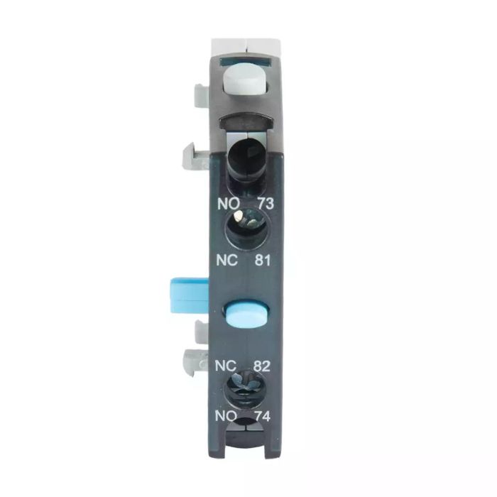 MO 9-110/MO C 3-100 Accessory - Add on auxiliary contact block Side Mounting 1NO+1NC Second Right main product photo