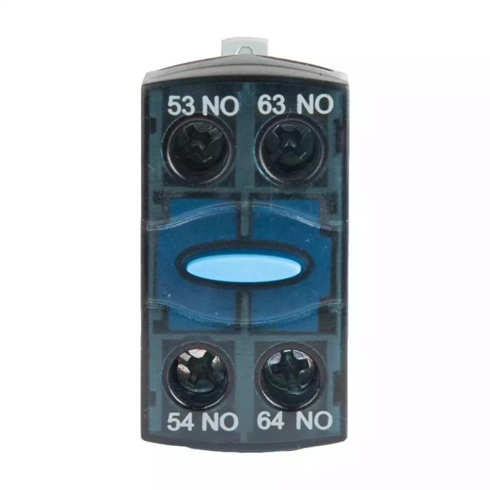 MO 9-110/MO0 Accessory - Add on auxiliary contact block Front Mounting 2NO main product photo