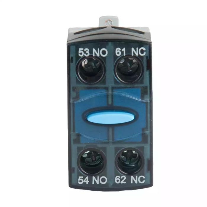 MO 9-110/MO0 Accessory - Add on auxiliary contact block Front Mounting 1NO+1NC main product photo