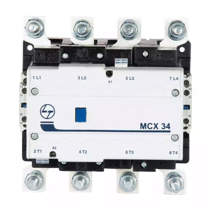 MCX Contactor 255A 4P 415V AC In Built 2NO+2NC AC-1 220V AC Coil 50/60 Hz main product photo