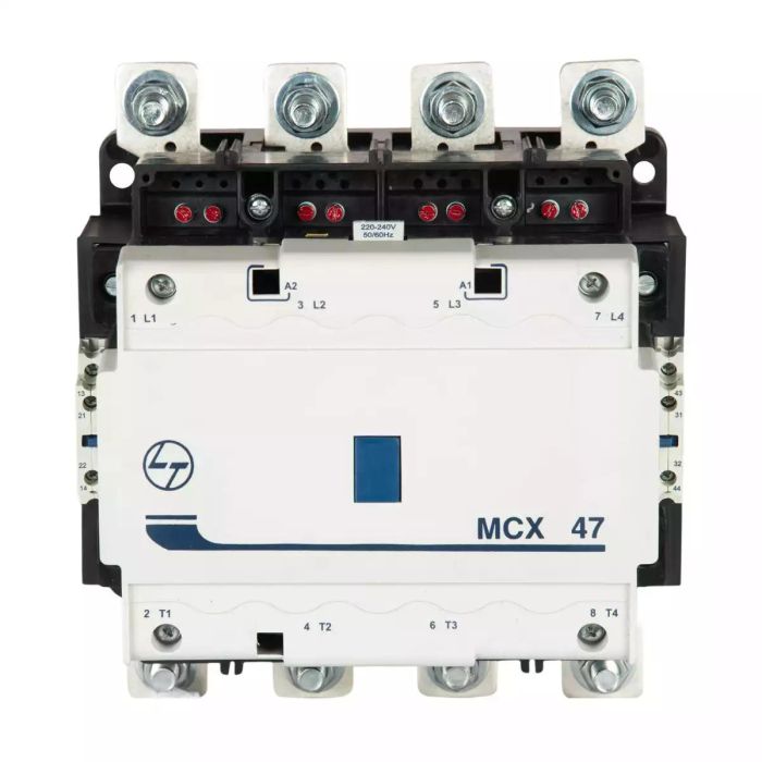 MCX Contactor 360A 4P 415V AC In Built 2NO+2NC AC-1 110V AC Coil 50/60 Hz main product photo