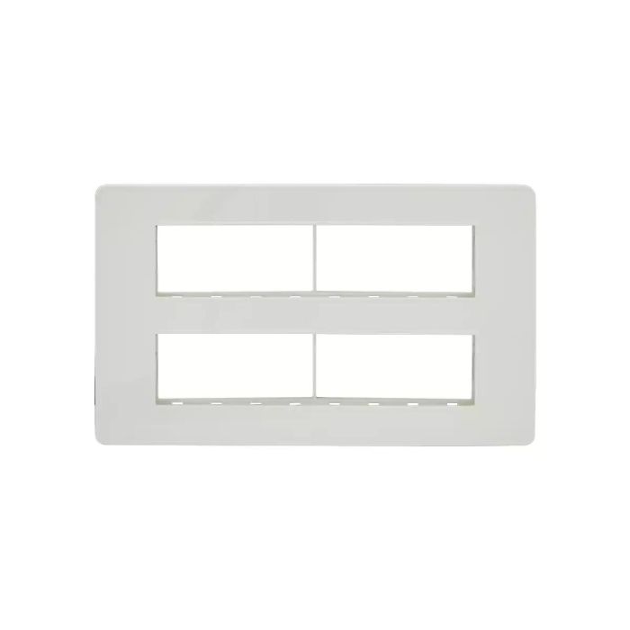 enGem 16 module grid frame + 16 Module Cover White main product photo