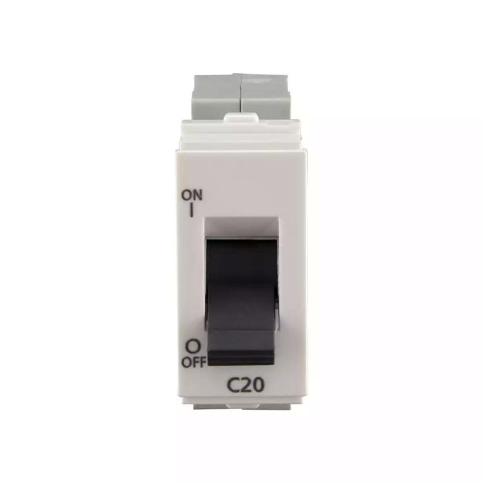 enGem 20A SP Mini MCB 3 kA White main product photo