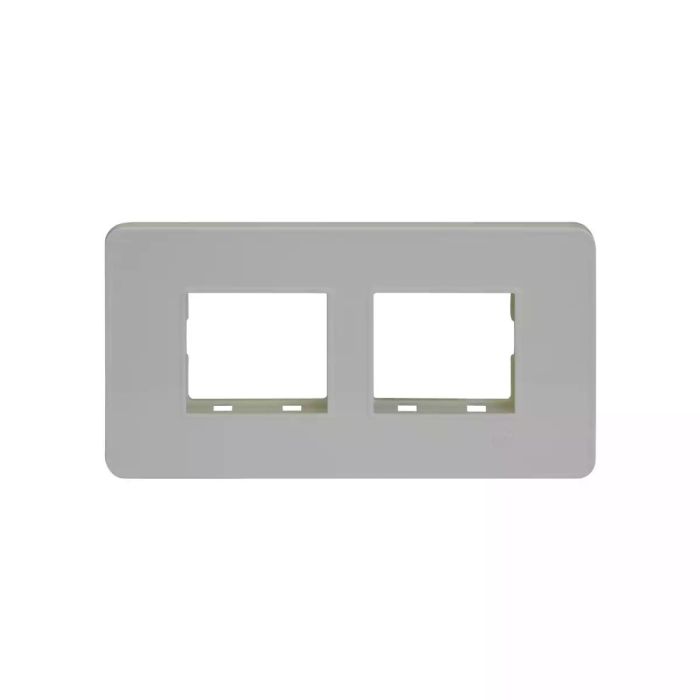 enGem 4 module grid frame + 4 Module Cover White main product photo