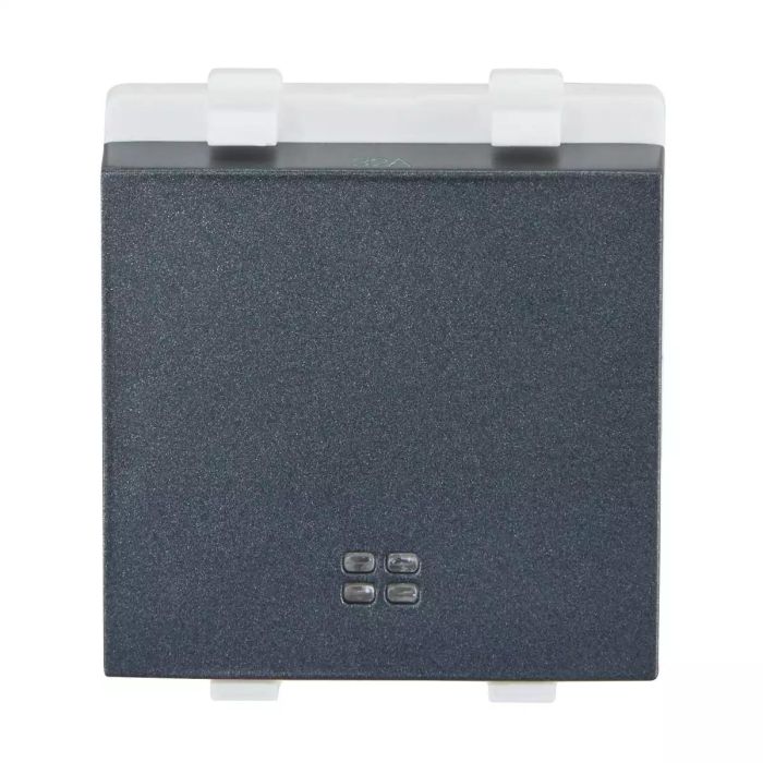 enGem Switch 32A DP with Indicator lamp 2M Stone Grey main product photo
