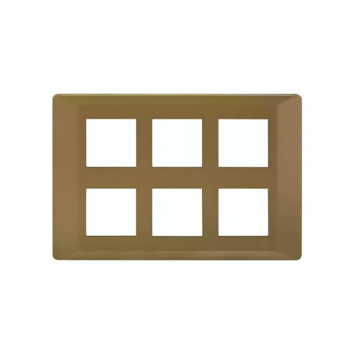 entice 12 module plate- Rustic Gold main product photo