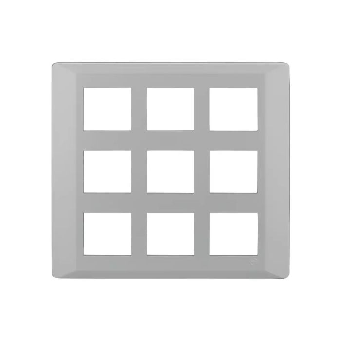 entice 18 module plate- Ice Silver main product photo