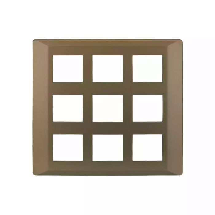 entice 18 module plate- Rustic Gold main product photo