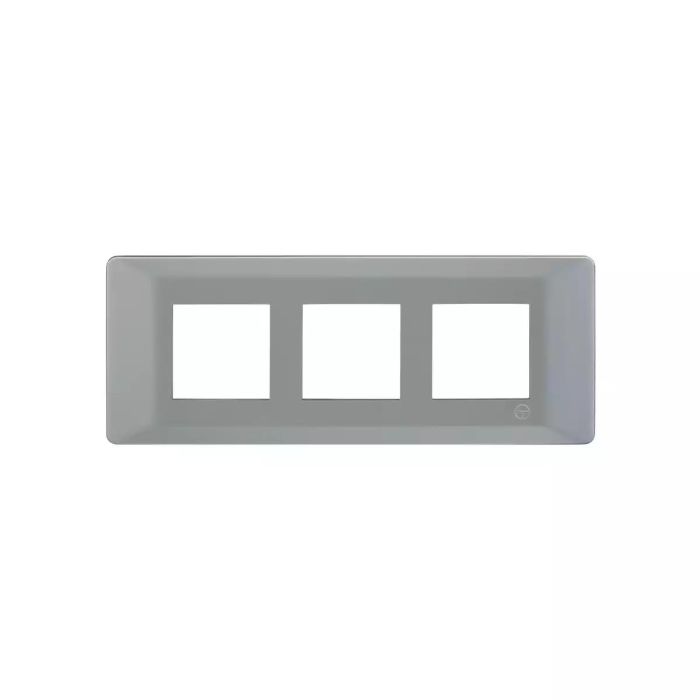 entice 6 module plate- Ice Silver main product photo