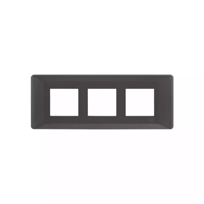 entice 6 module plate- Metallic Grey main product photo
