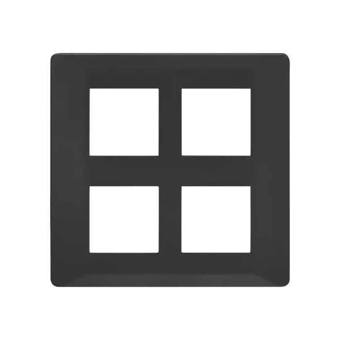 entice 8 M plate Square- Charcoal Grey main product photo