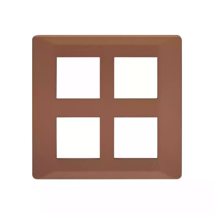 entice 8 M plate Square- Firestorm Orange main product photo