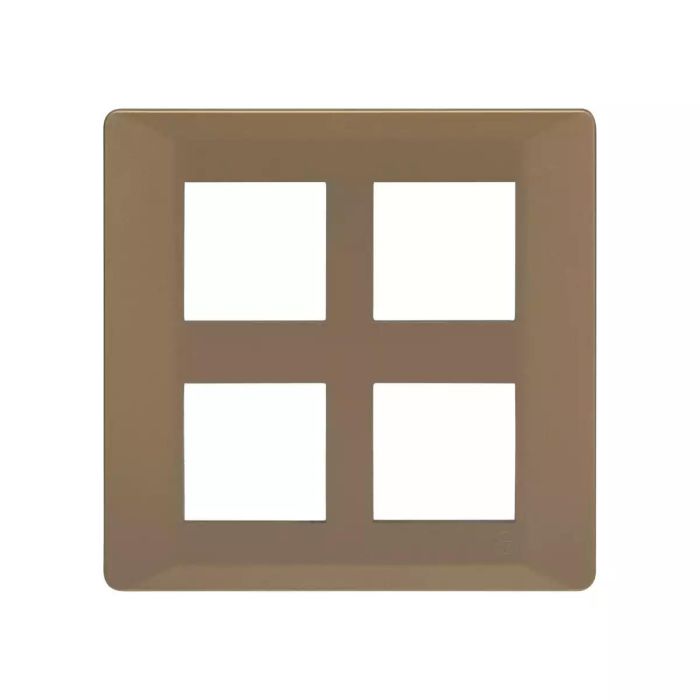 entice 8 M plate Square- Rustic Gold main product photo