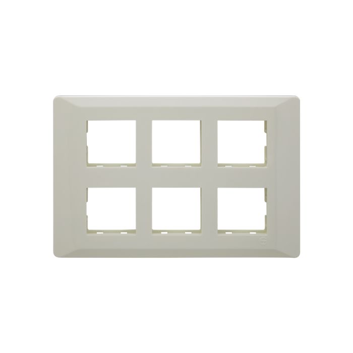 entice 12 module grid frame + 12 Module Cove White main product photo