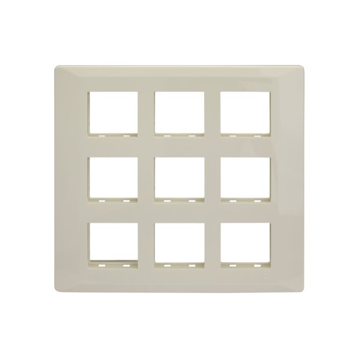 entice 18 module grid frame + 18 Module Cove White main product photo
