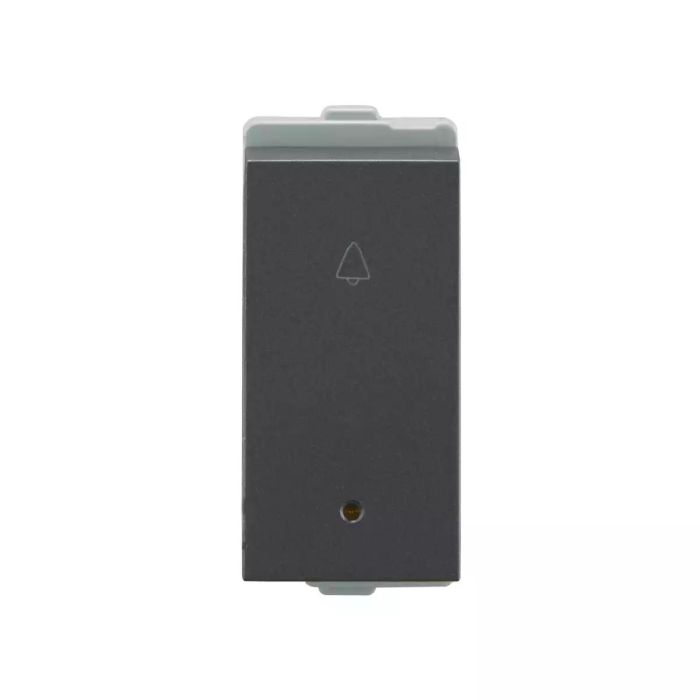entice bell push 10A ind 1M - Cha Grey main product photo
