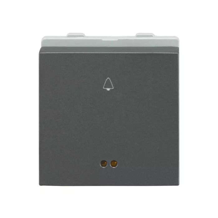 entice bell push 10A ind 2M - Cha Grey main product photo