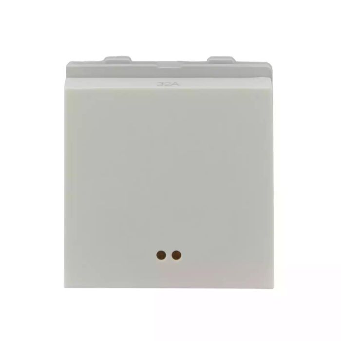 entice switch 32A DP with Indicator lamp 2M White main product photo