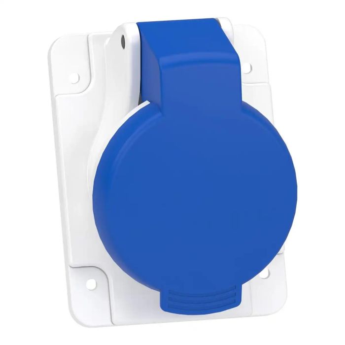 63A 2P+E Socket Straight IP67 main product photo