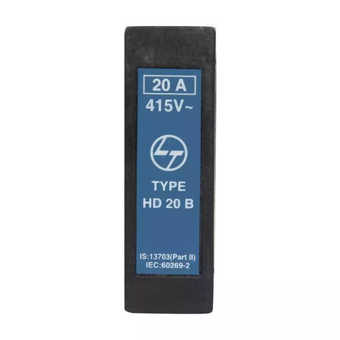 HD20B Bolted HRC fusebase 20A 415V AC Busbar and Cable Size F1 main product photo