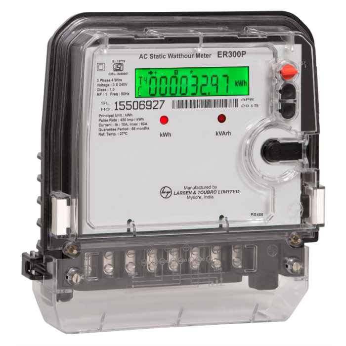 3Ph WC 10-60A with Multiple Parameter and Optical port & RS485 MODBUS port main product photo