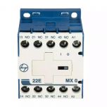MX0 Mini Control contactor 4A 4P 415V AC 2NO+2NC AC-15 110V AC Coil 50 Hz