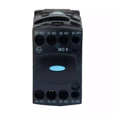 MO0 Control Contactor 4A 4P 415V AC 3NO+1NC AC-15 415V AC Coil 50/60 Hz