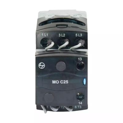 MO C Capacitor Duty Contactor 25kVAr 3P 440V AC In Built 1NO AC-6b 220V AC Coil 50/60 Hz