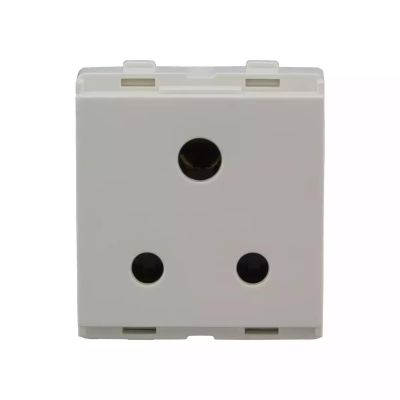 enGem 3 Pin Socket 6A with ISI White
