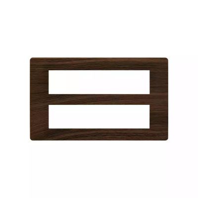 entice 16 module plate- Cinnamon Wood
