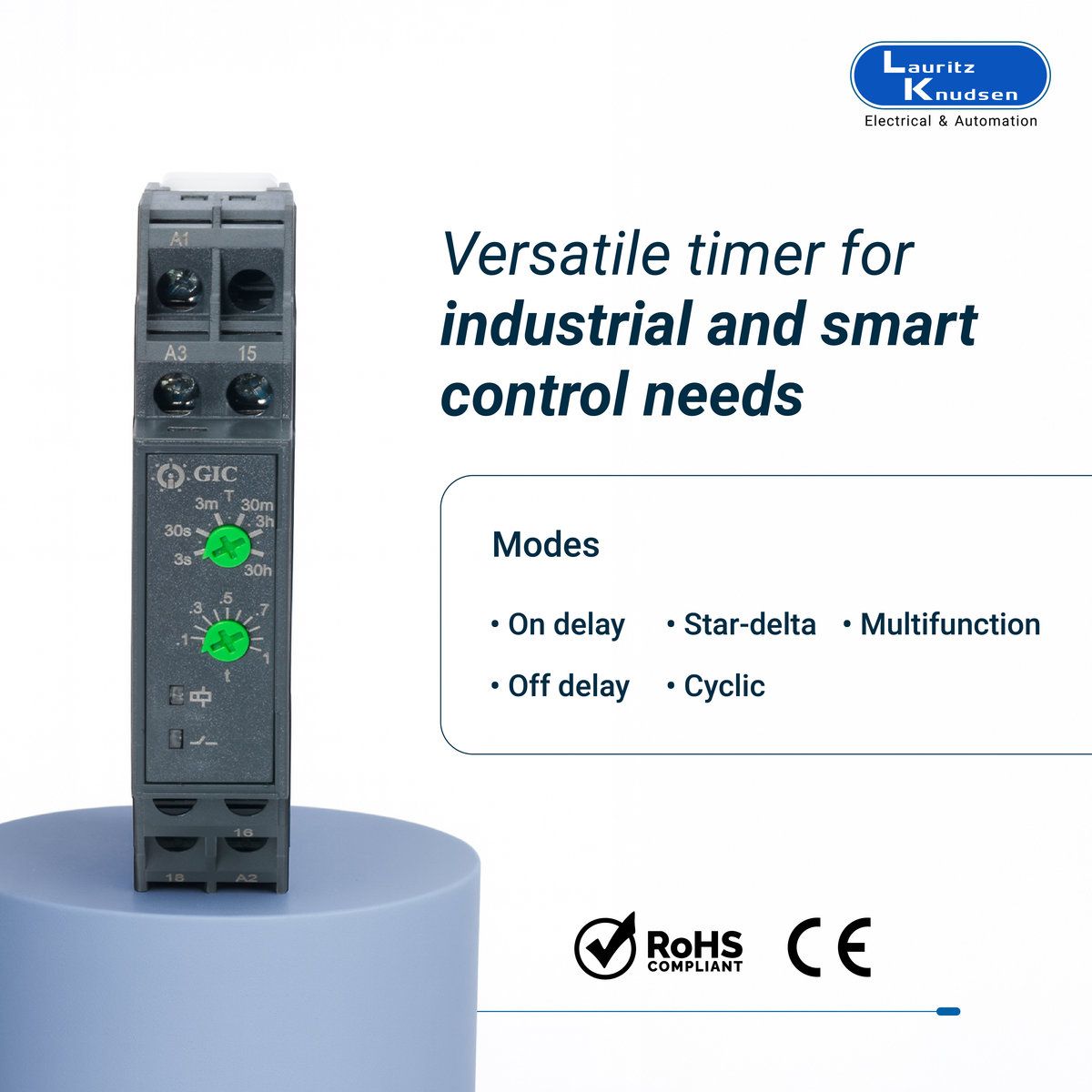 MICON 175 ON DLY MR 240VAC/24VAC/DC DIN‚ | Lauritz Knudsen