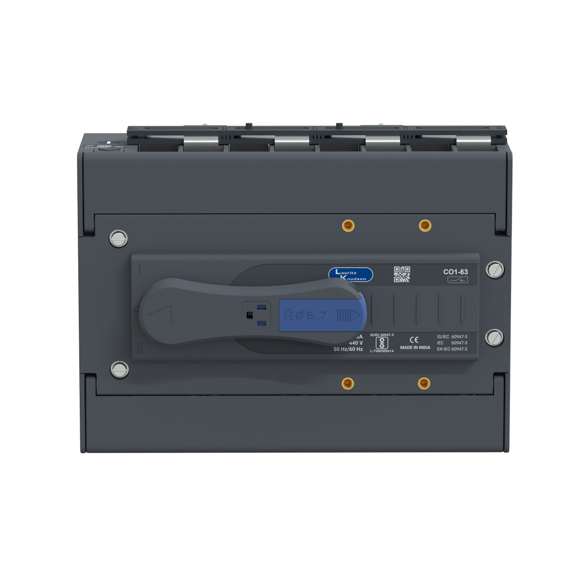 C-Line Manual Changeover Switch FR1 63A 4P 415V AC Open Execution