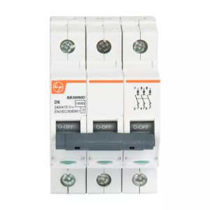 EXORA MCB 63A TP 415V AC 10kA D Curve